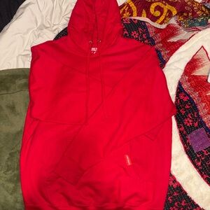 Bold Red Hoodie Sweater